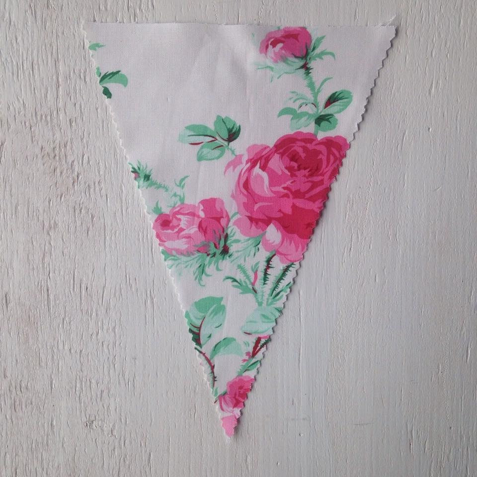 Raspberry Roses Flag