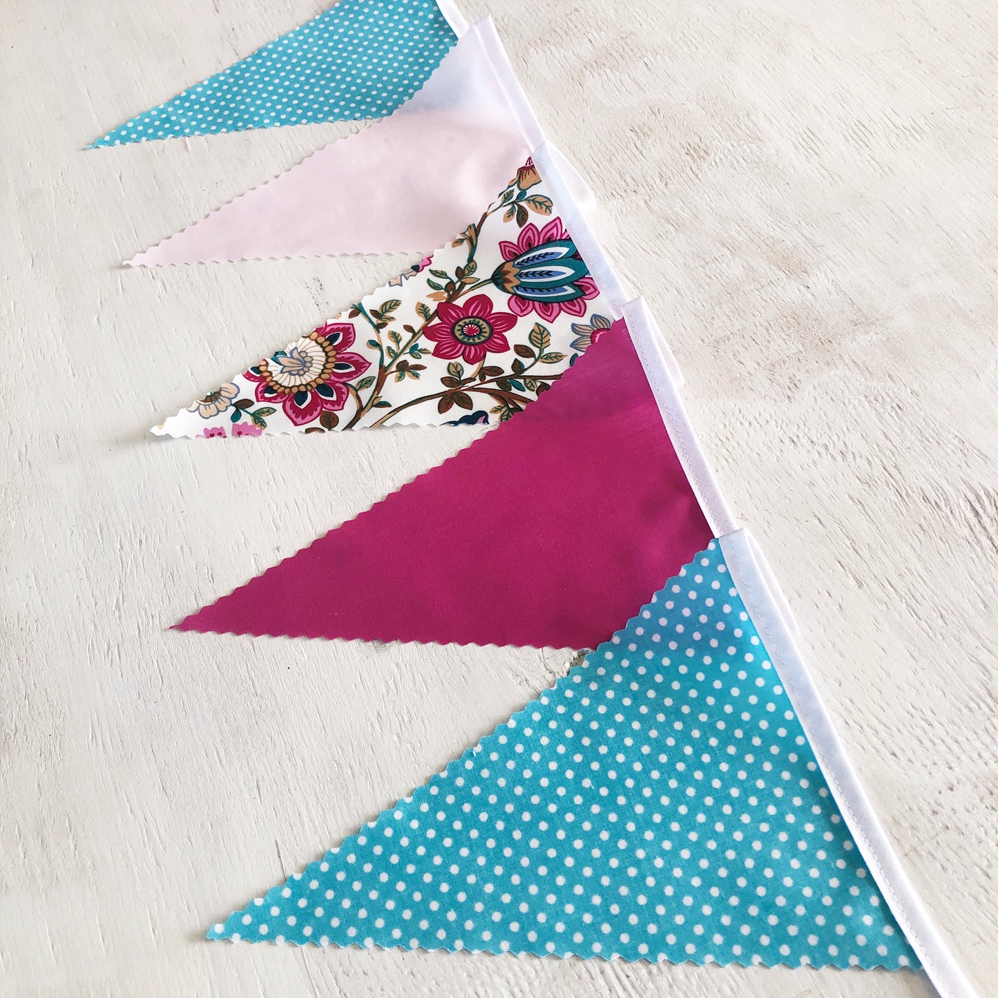Pink & Teal Floral Mix