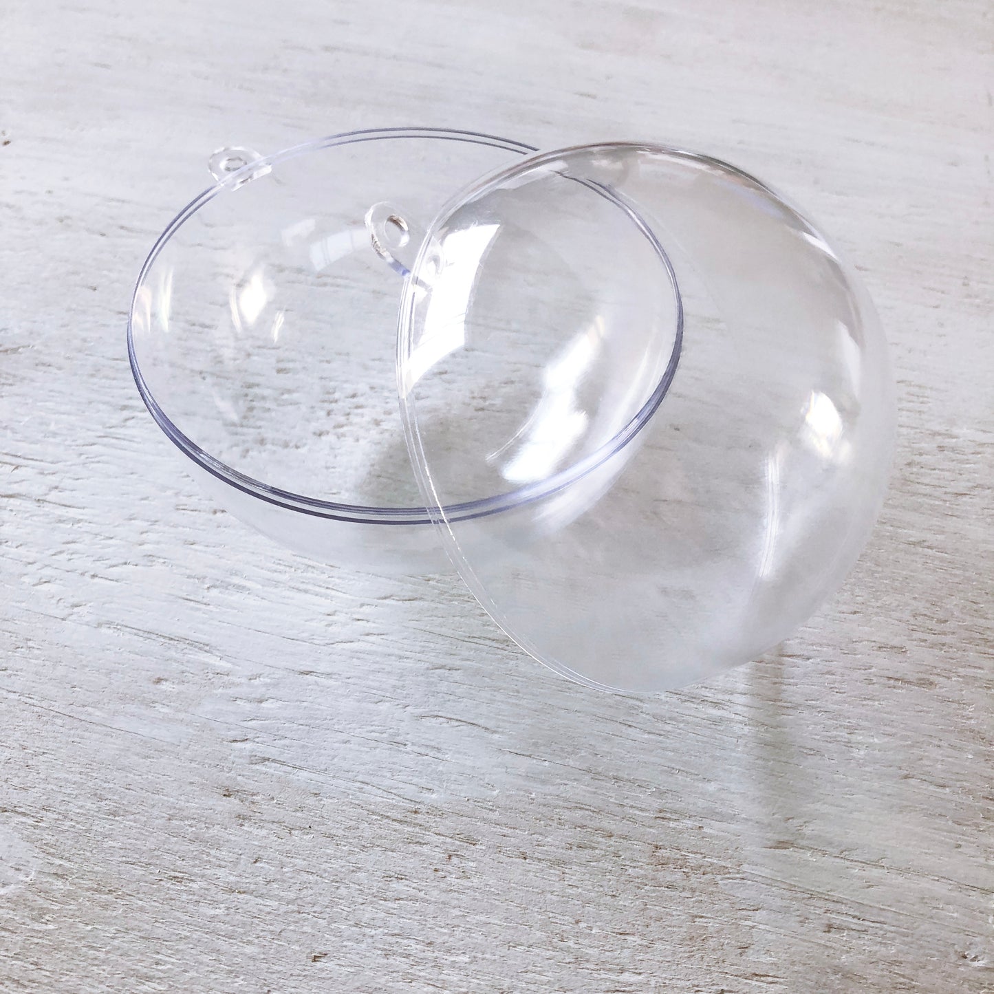 Clear Bauble - 8cm - Personalised