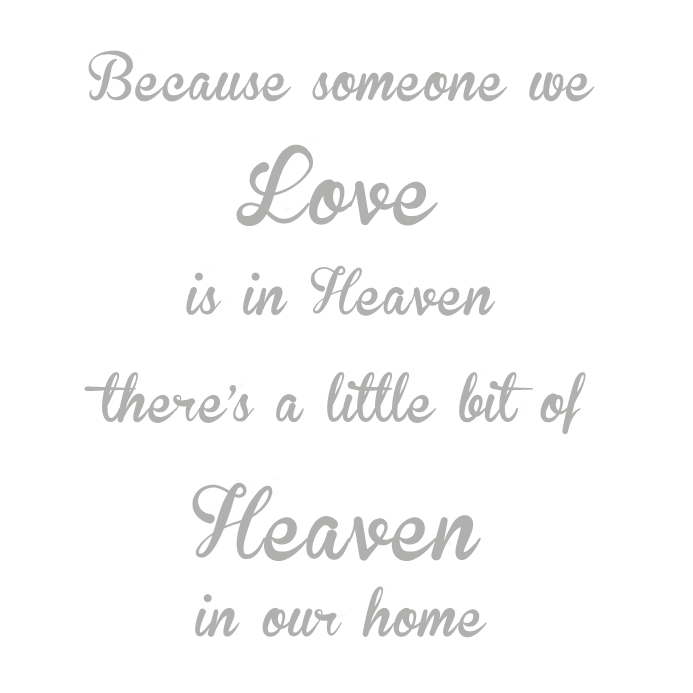 Add a memorial quote to your Globe (Globe sold separately)