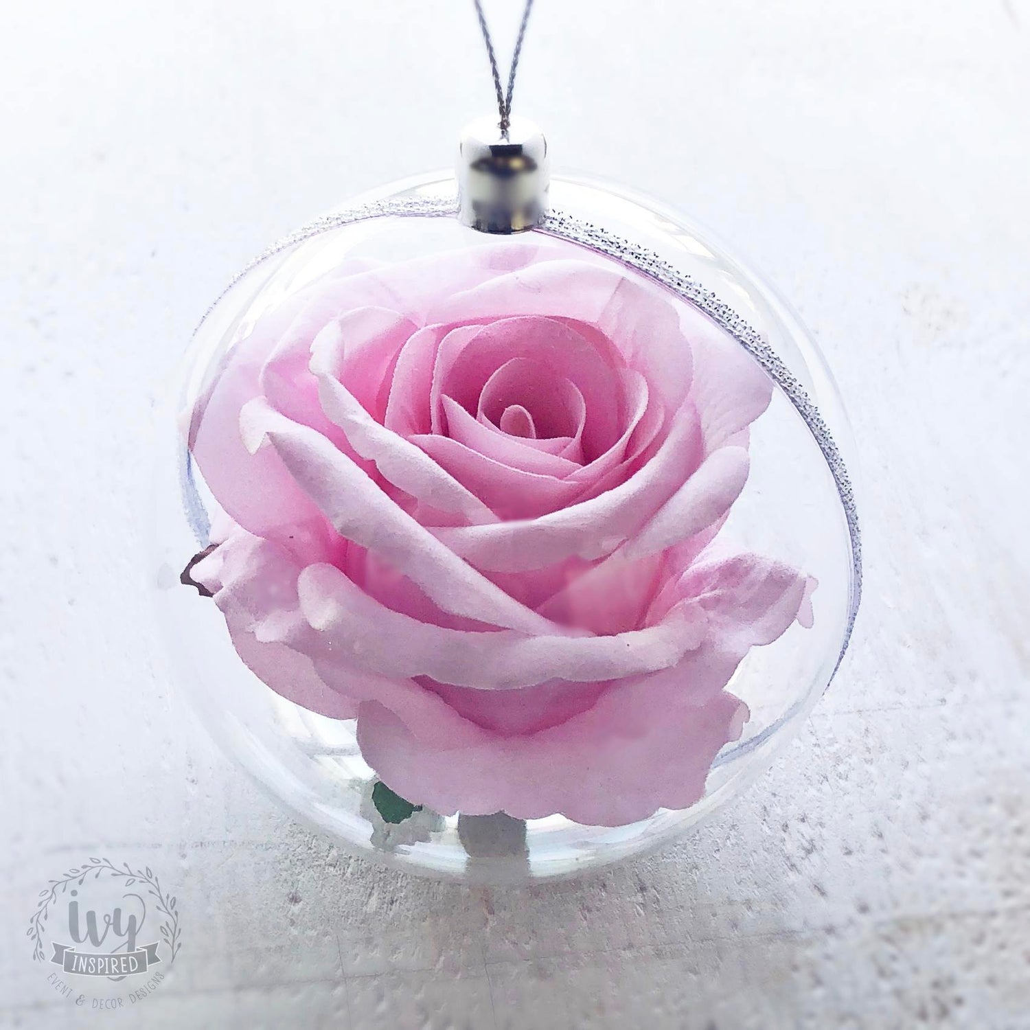 Christmas Decoration Rose Globe NZ