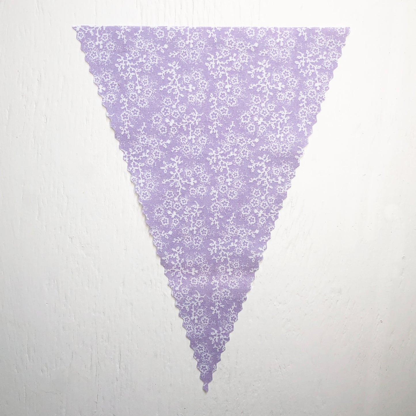 Purple Floral Flag