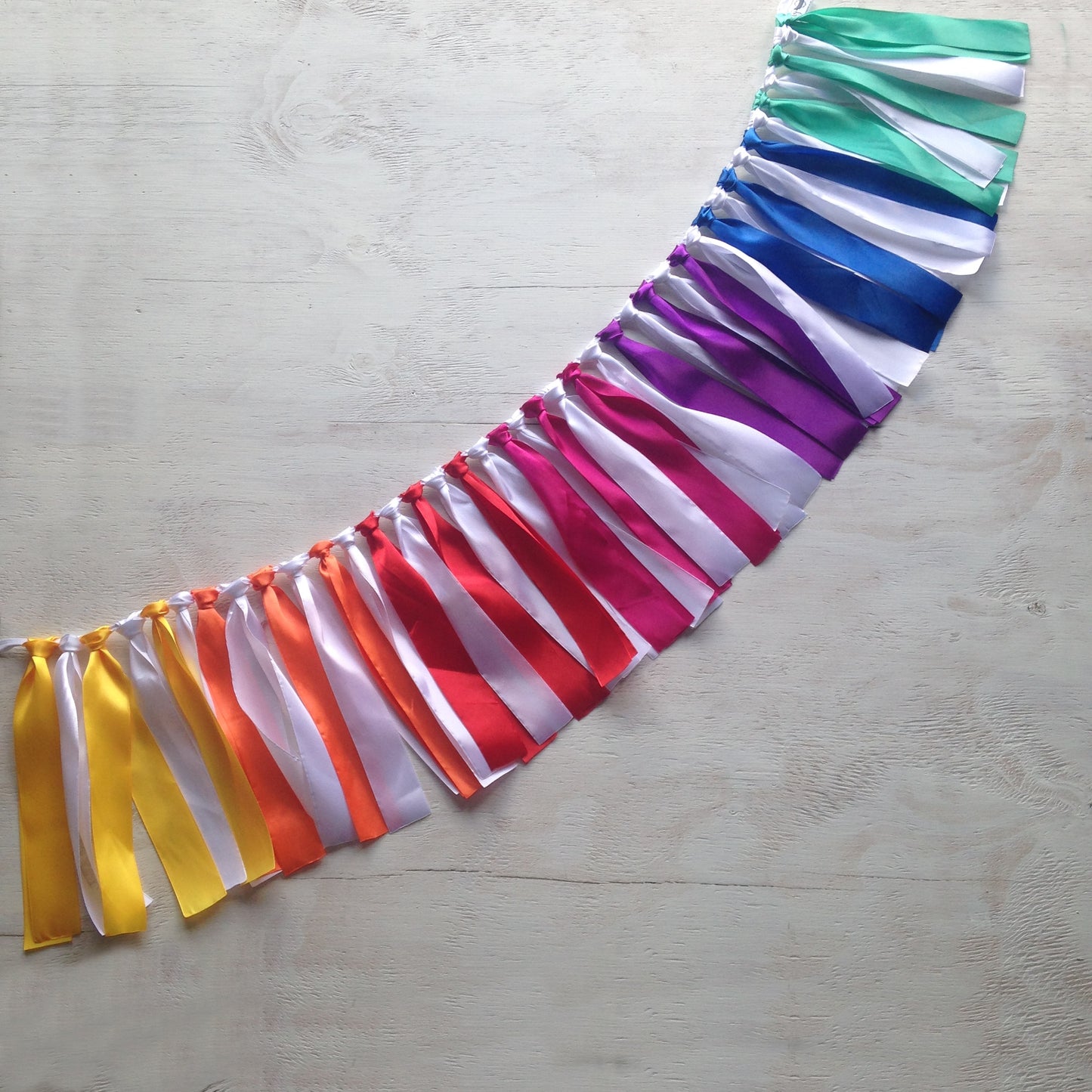 Custom Ribbon Garland - Your choice of colours