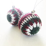 Boho Bauble - Red, Green & White