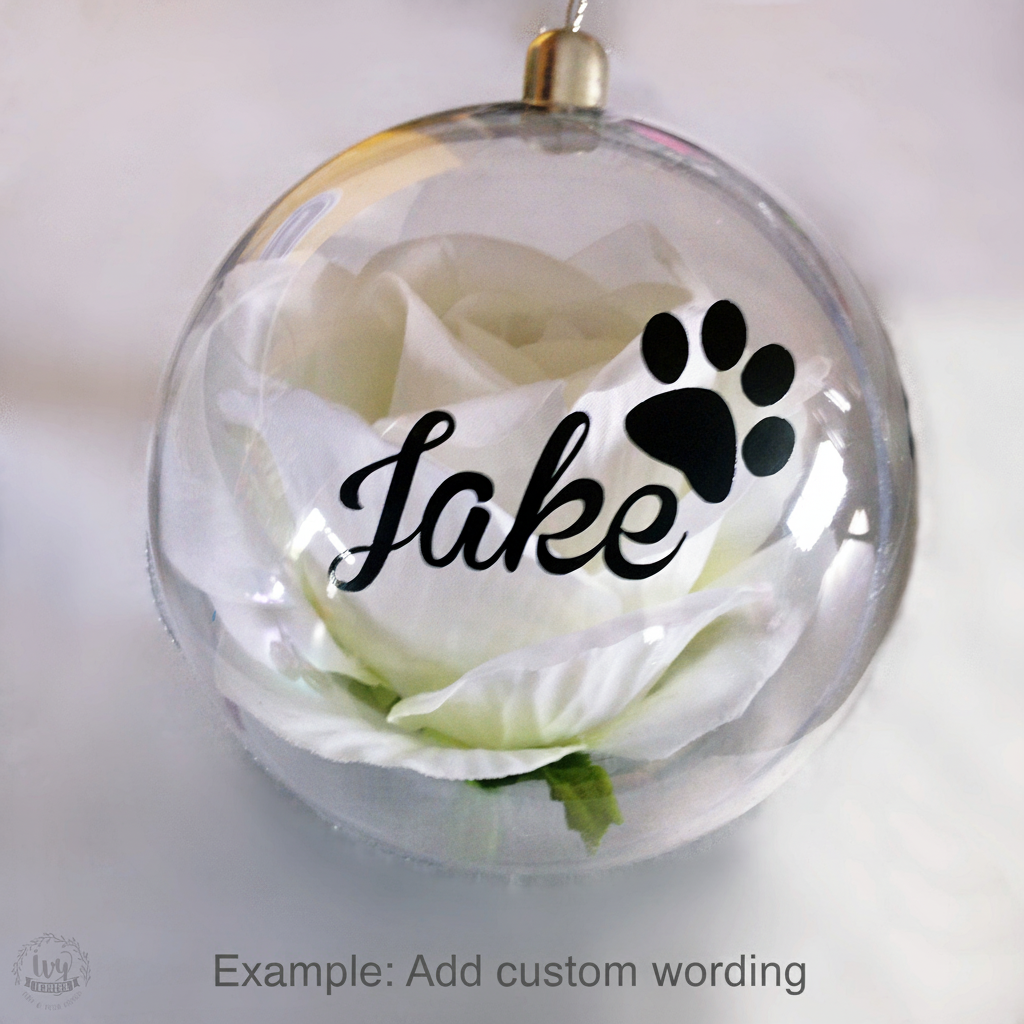Jake with Paw Print Globe