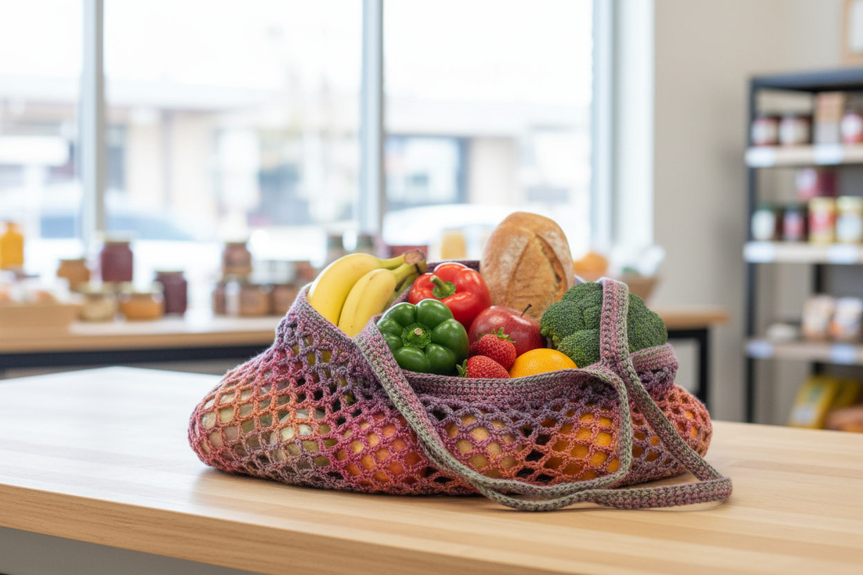 Market Bag - Fruity Grocery Shopping