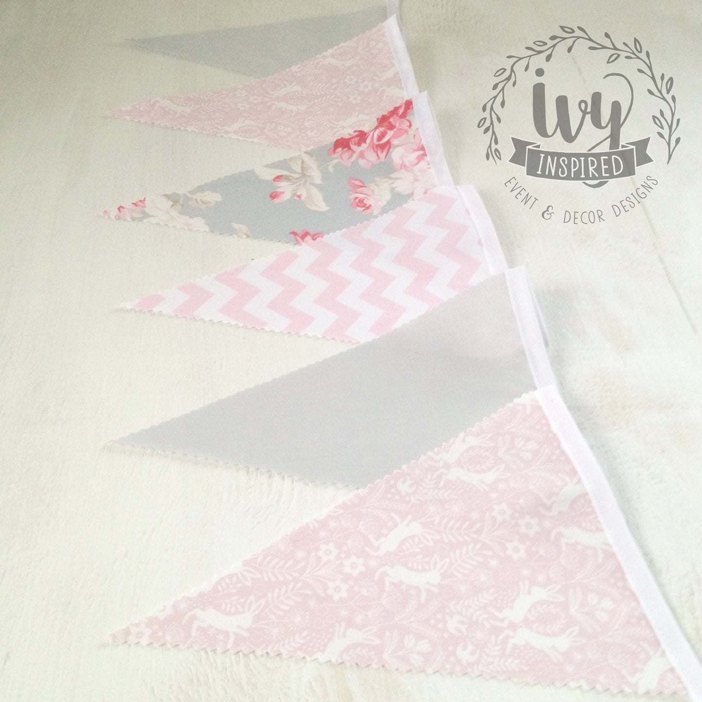 Pink Bunnies Flag