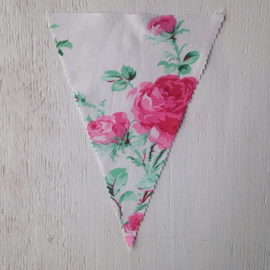 Raspberry Roses Flag