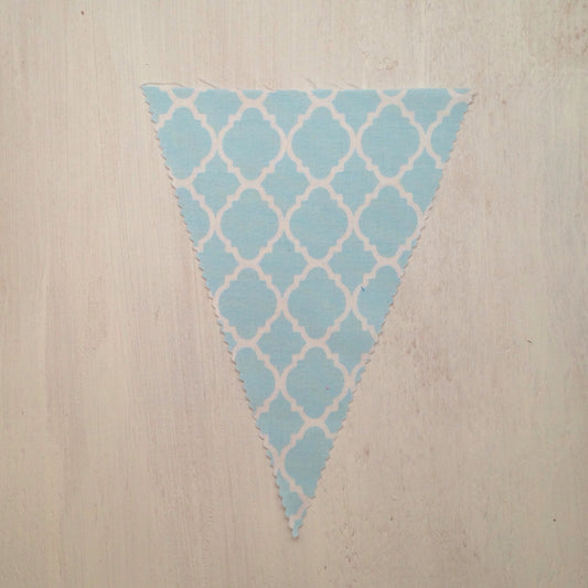 Blue Pattern Flag
