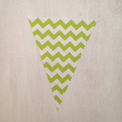 Green Chevron Flag