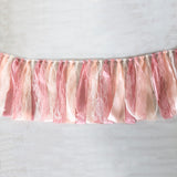 Peach Tones Ribbon Garland