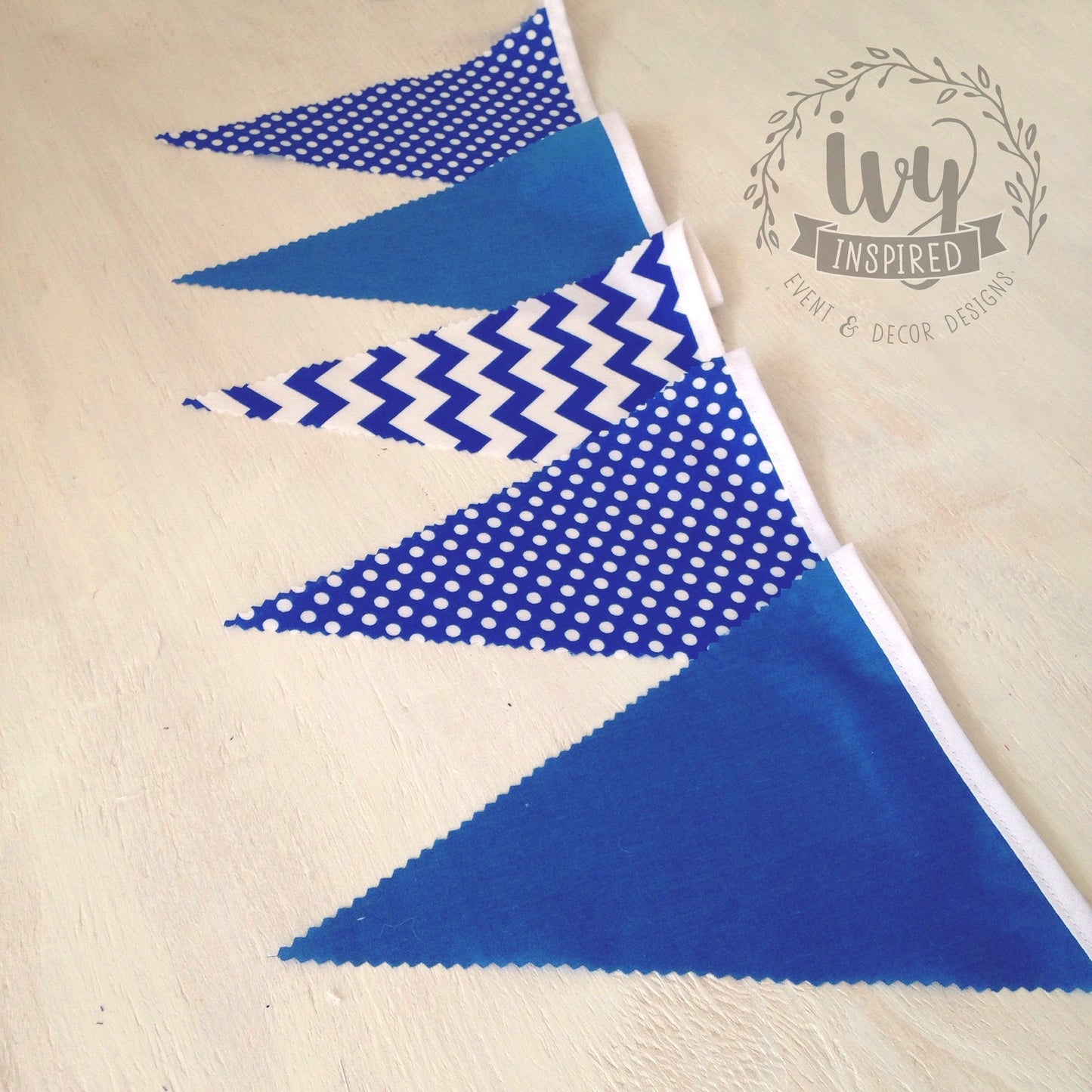Blue Chevron Flag