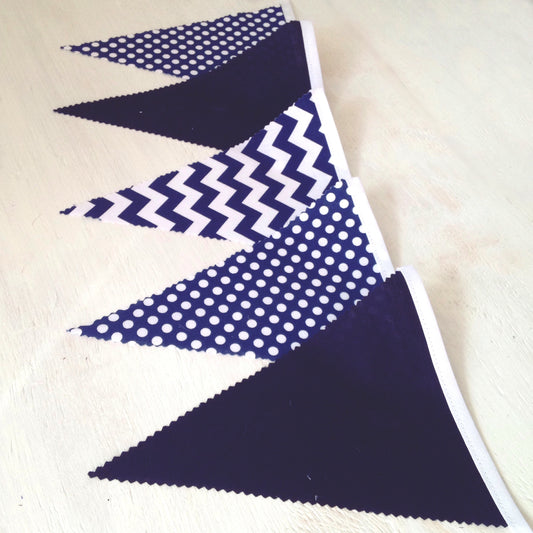 Navy & White Mix