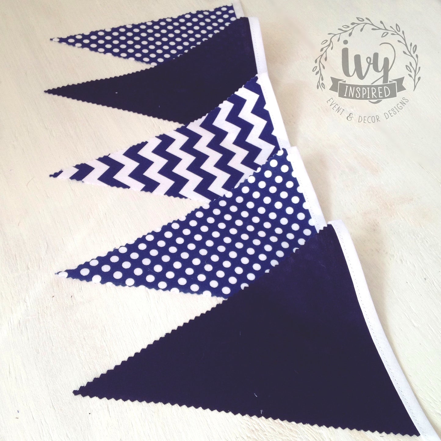 Navy Dot Flag