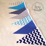 Aqua Chevron Flag