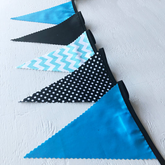 Aqua & Black Mix