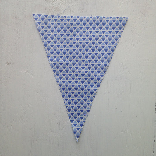 Blue Triangles Flag