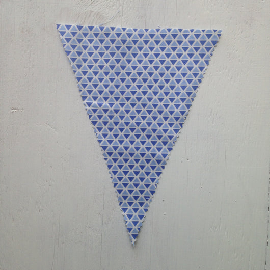 Blue Triangles Flag