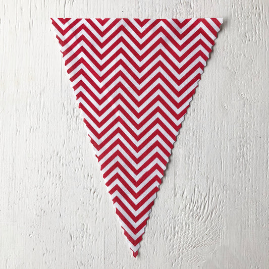 Red Chevron Flag