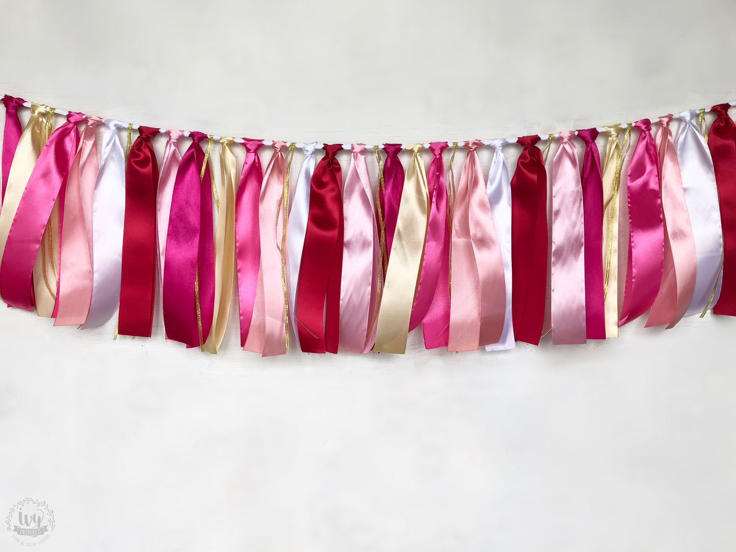 Custom Ribbon Garland - Your choice of colours