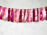Custom Ribbon Garland - Your choice of colours
