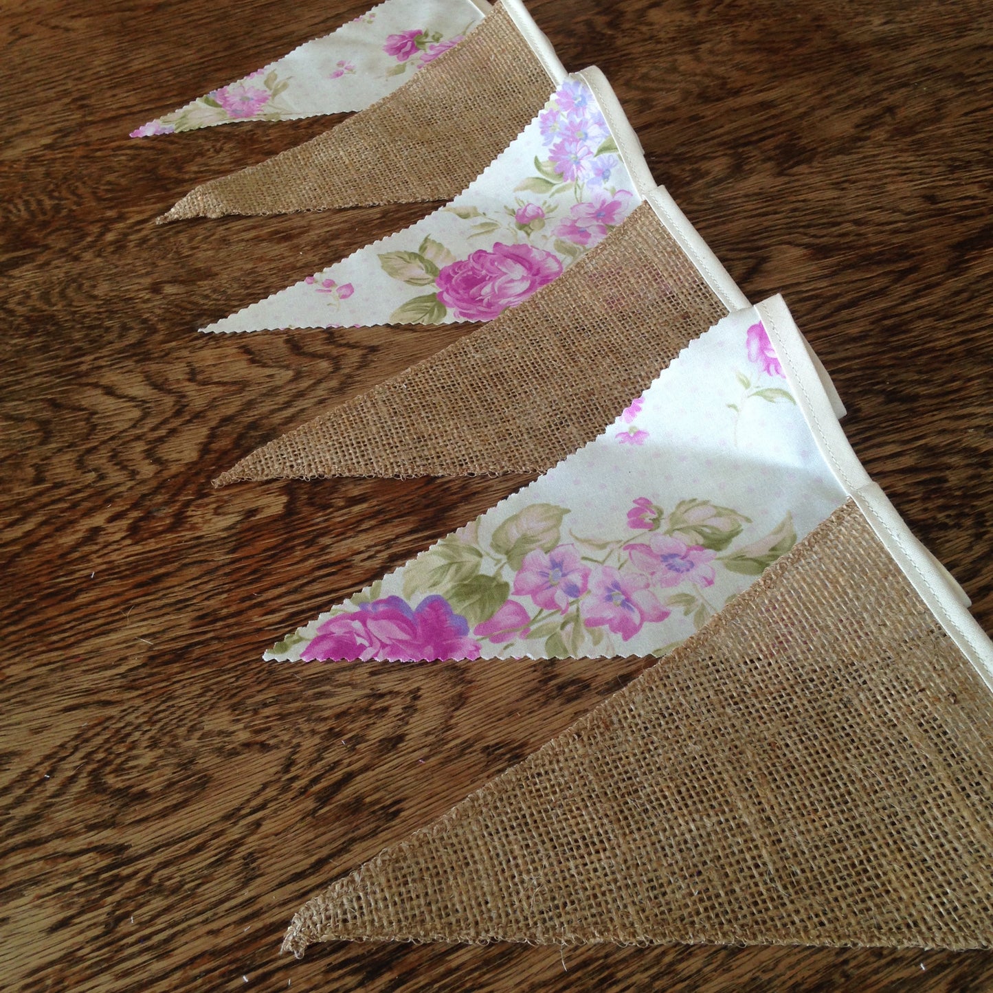 Lilac Floral Flag