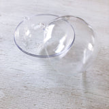 Clear Bauble - 8cm - Personalised