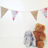 Hessian & Grey Floral