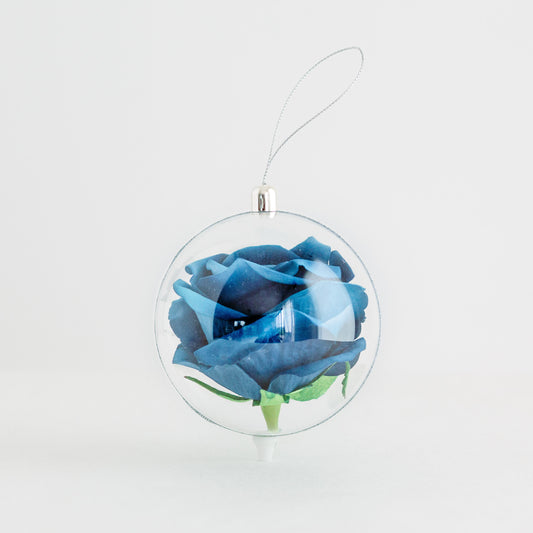 Rose Globe - Blue Rose 10cm