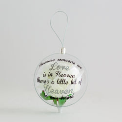 Add a memorial quote to your Globe (Globe sold separately)