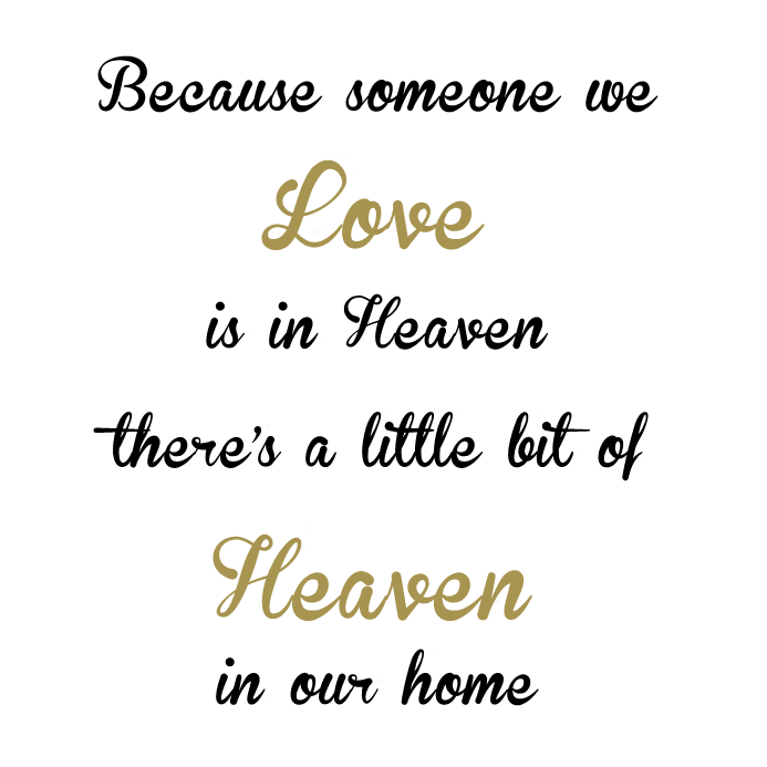 Add a memorial quote to your Globe (Globe sold separately)
