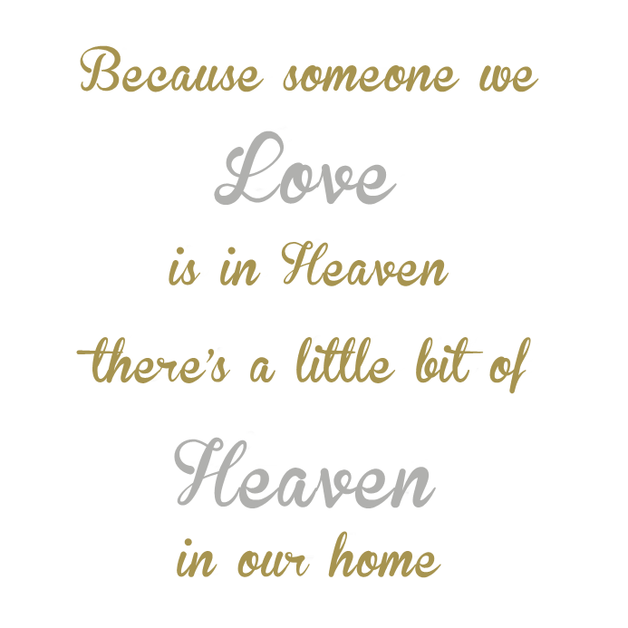Add a memorial quote to your Globe (Globe sold separately)