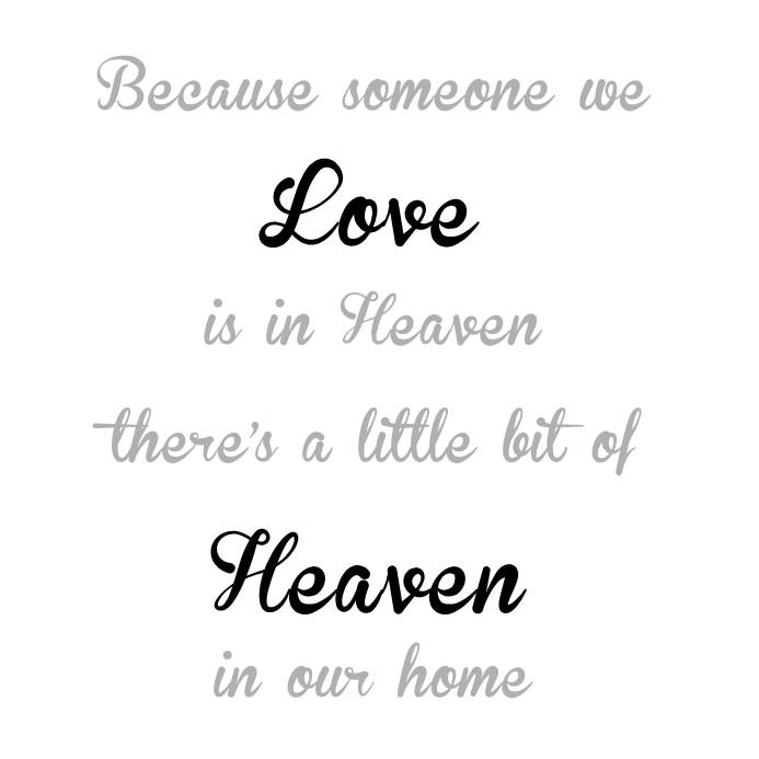 Add a memorial quote to your Globe (Globe sold separately)