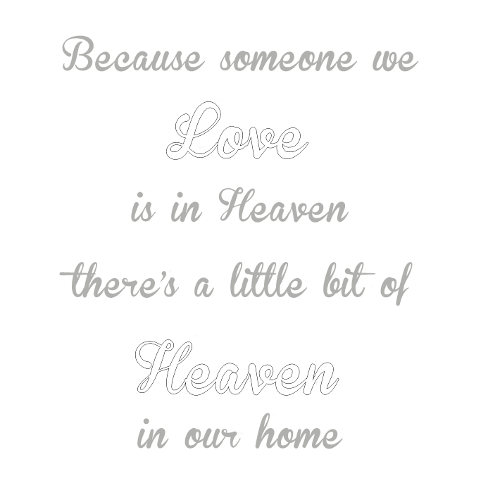 Add a memorial quote to your Globe (Globe sold separately)