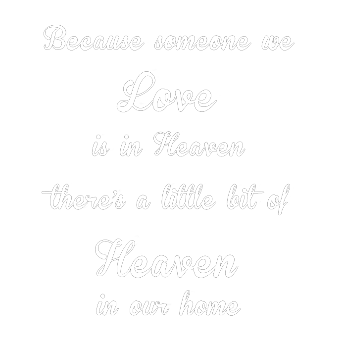 Add a memorial quote to your Globe (Globe sold separately)
