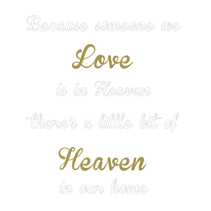 Add a memorial quote to your Globe (Globe sold separately)