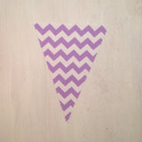 Lilac Chevron Flag