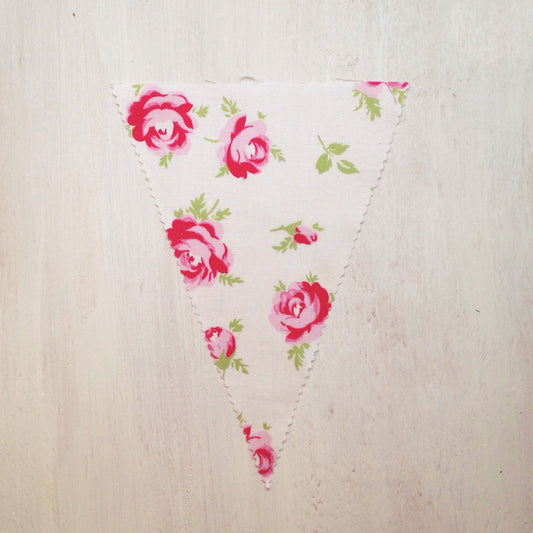 Pink Roses Flag