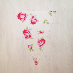 Pink Roses Flag