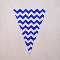 Blue Chevron Flag